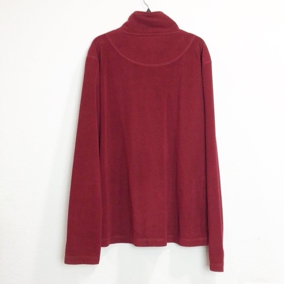 Alpine Designs red fleece half zip jacket - Picture 2 of 4